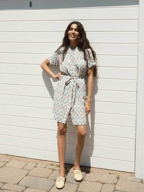 Ace & Jig River Dress In Prairie - Medium